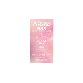 ARRØ MAX – Peach Berry (5,000 Puffs) Plant Powered Aromatherapy Device, Single Pack