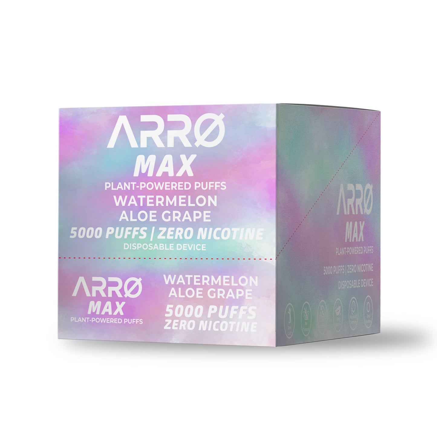 ARRØ MAX –  Watermelon Aloe Grape (5,000 Puffs) Plant Powered Aromatherapy Device, Single Pack