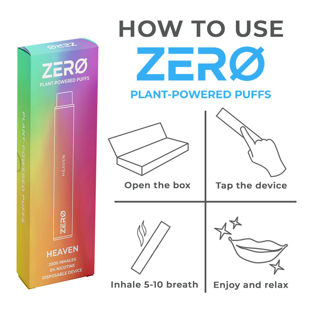 Zero – Plant Powered Aromatherapy Device, Single Pack (Heaven)